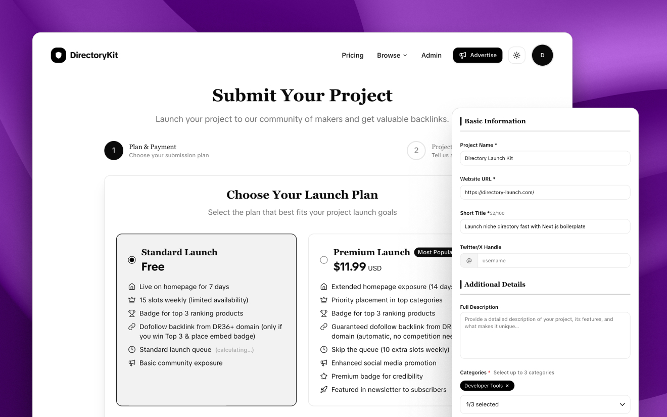 Multi-Step Submissions